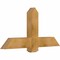 Ekena Millwork Eugene Rough Sawn Timber Gable Bracket, Western Red Cedar, 48"W x 24"H x 4"D x 6"F, 12/12 Pitch GBW048X24X0406EUG00RWR - alternate 3